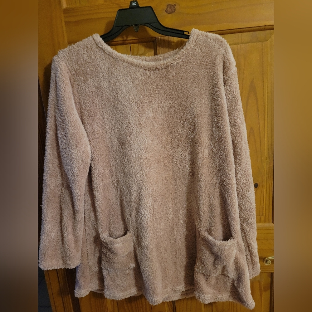 Cozy Pink Fleece Pullover